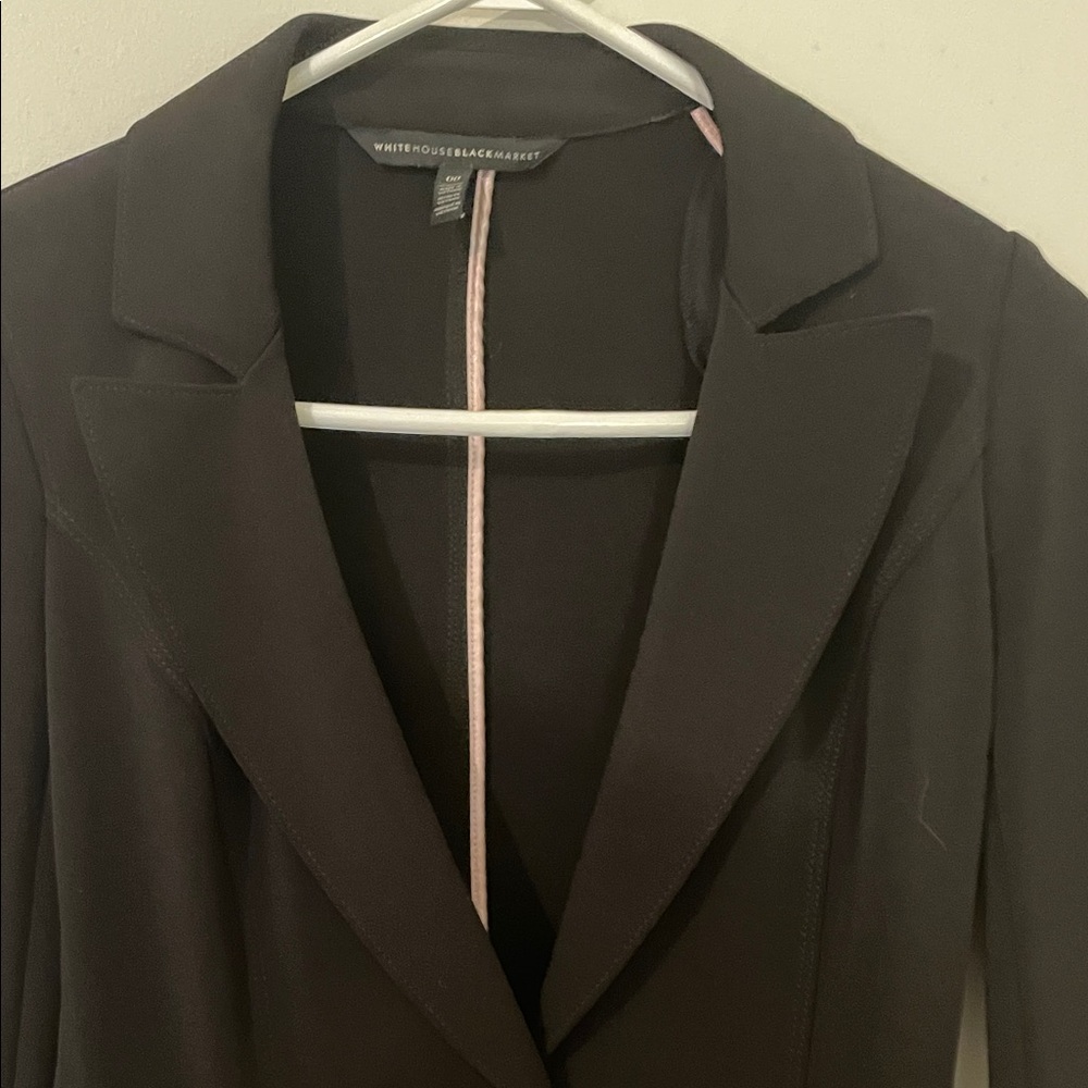 White House Black Market Classic Black Blazer - Picture 3 of 8